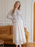 EDITH LACE MIDI SKIRT